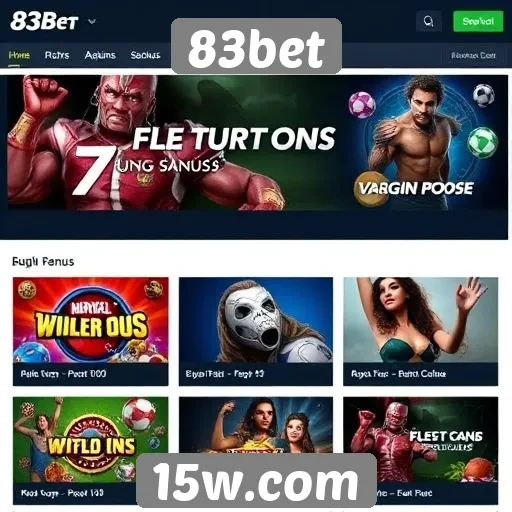 Principais jogos disponíveis na plataforma 83bet